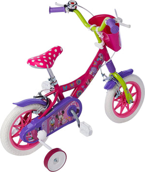 Bicicletta per Bambina 16" 2 Freni Disney Minnie Rosa