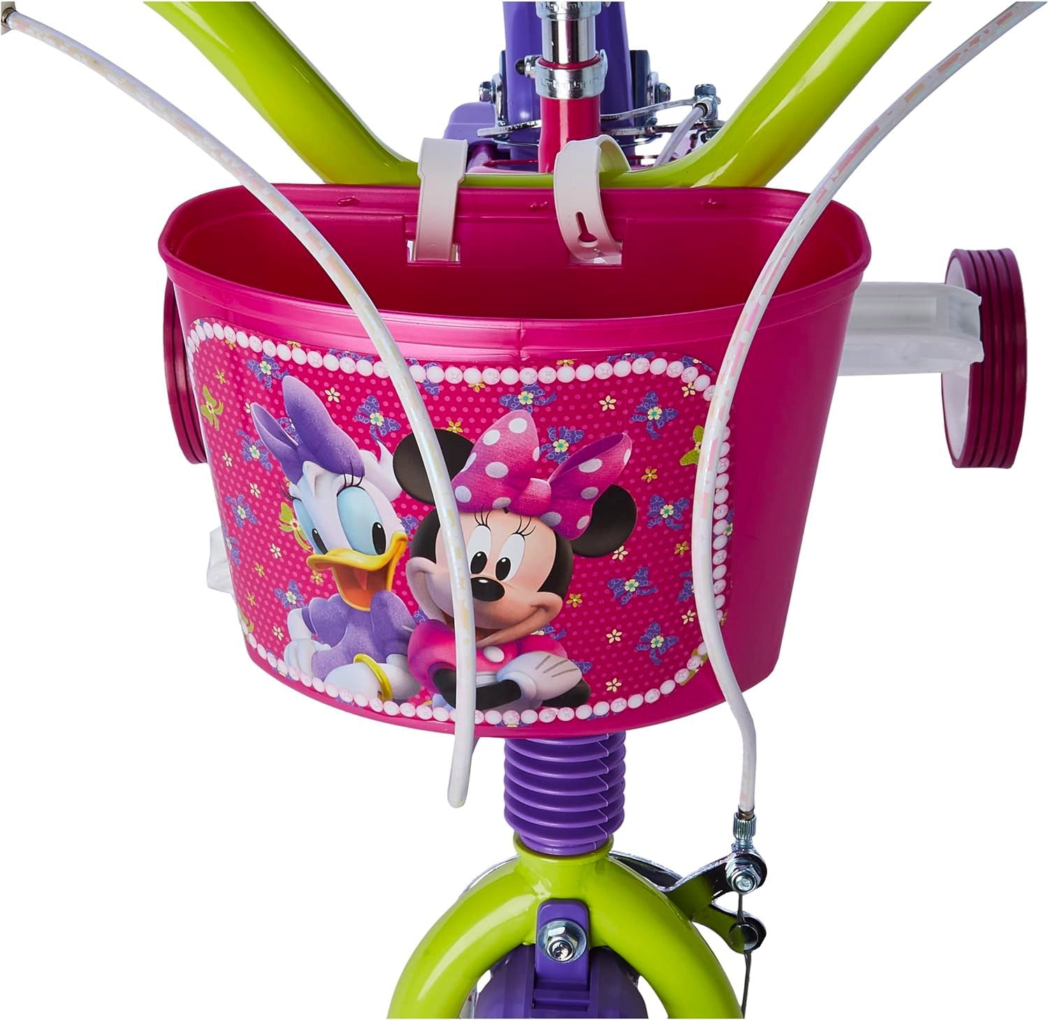 Bicicletta per Bambina 16" 2 Freni Disney Minnie Rosa