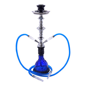 Bong Per Narghilè Blu A 2 Tubi 55cm - 40508048