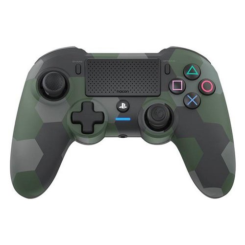 Gamepad nacon ps4ofpadwlcamogreen ps4 asymmetric wireless controller c