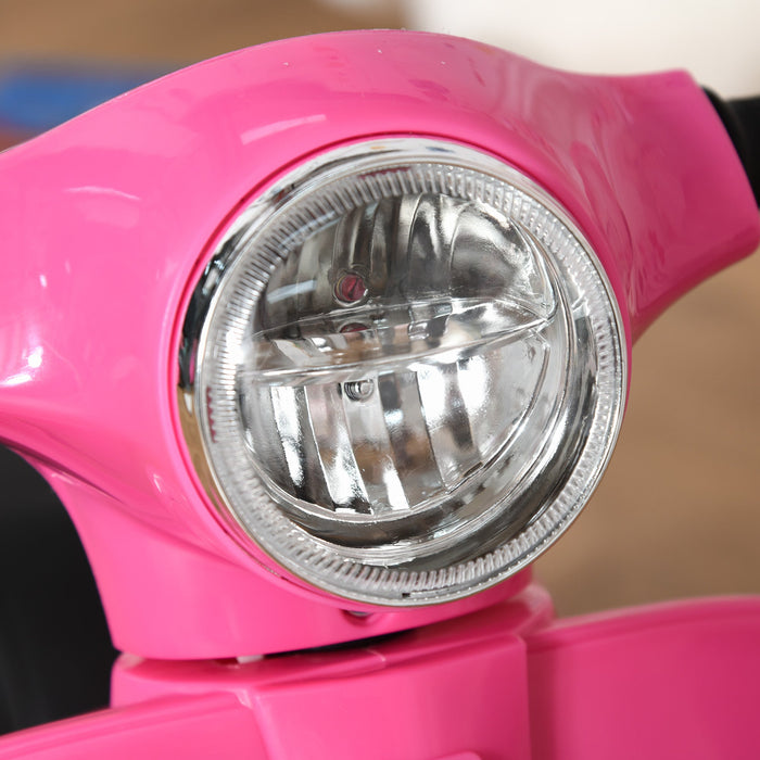 Piaggio Mini Vespa GTS Elettrica 6V per Bambini Rosa