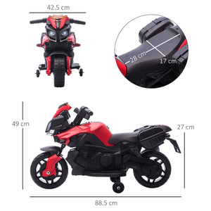 Moto Elettrica per Bambini 6V Rossa