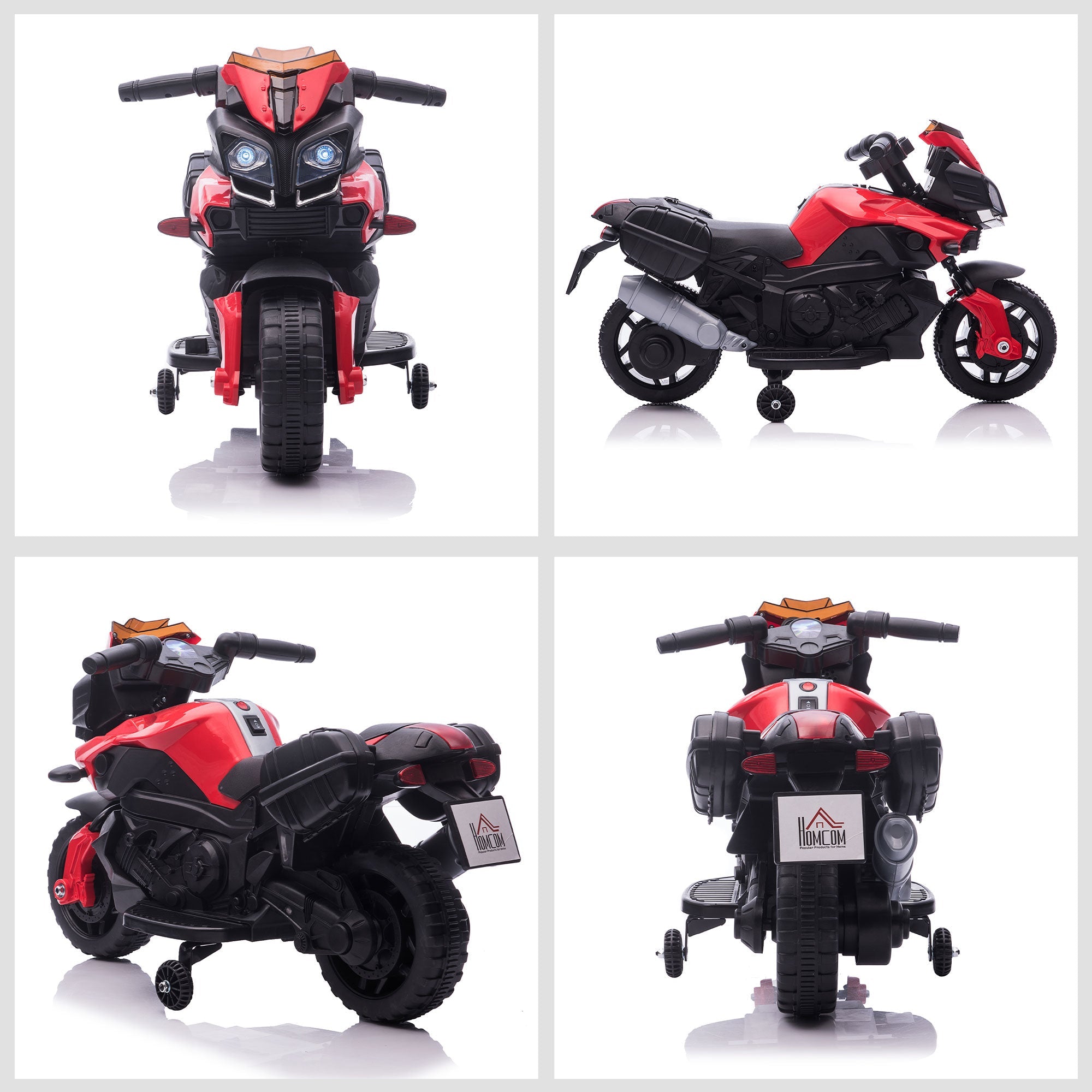 Moto Elettrica per Bambini 6V Rossa