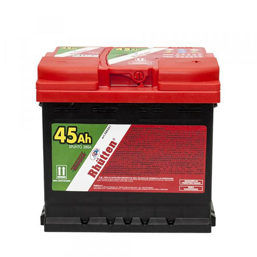 RHUTTEN BATTERIA PER AUTO 45Ah 380A CM.207x175x190 - L1