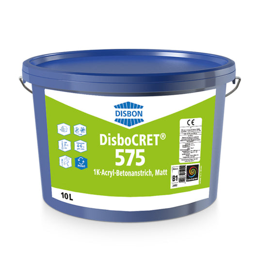 Disbocret 575 - Rivestimento Opaco Anticarbonatazione Per Calcestruzzo Idoneo Per Colorazioni Scure - Bianco - 10L - Caparol