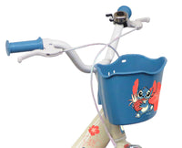 Bicicletta per Bambina 16" 2 Freni Stitch Bianca