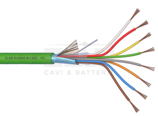 MATASSA CAVO ELAN ALLARME SCHERMATO 8X0,22 GUAINA LSZH 240081 100MT 100 M BOBINA