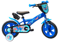 Bicicletta per Bambino 12” 1 Freno Gomme in Eva con Licenza Disney Stitch Blu