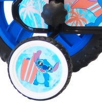 Bicicletta per Bambino 12” 1 Freno Gomme in Eva con Licenza Disney Stitch Blu