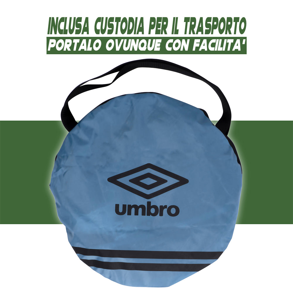 Porta da Calcio Pop-Up Pieghevole con Borsa Viaggio Sport Uso Interno ed Esterno