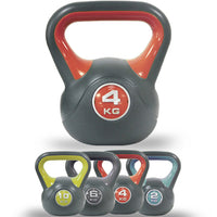 Kettlebell Esercizio Fisico Fitness Peso in Ghisa da 4 kg Impugnatura Ergonomica