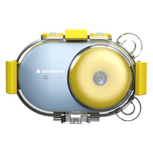 Fotocamera compatta agfa arkcwbl realikids waterproof blue e yellow