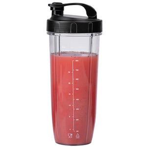 Frullatore Acciaio Inossidabile Smoothie Blender con Caraffa da Asporto 1200W