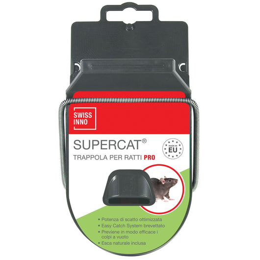 4pz trappola per ratti con esca supercat pro pz.1 3778