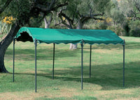 gazebo in metallo "carport" verde mt.3x4 37908