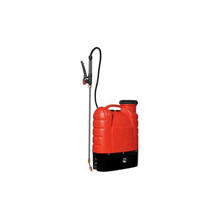 POMPA A SPALLA IRRORATRICE BATTERIA PIOMBO ELETTRICA 16L DISERBO 12V 10A AUSONIA