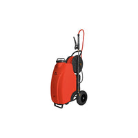 POMPA IRRORATRICE A BATTERIA 12V 8Ah CARRELLATA TROLLEY 45LT TUBO 50m AUSONIA 38017