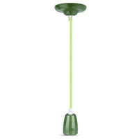 Porcelan Lamp Lamp Green