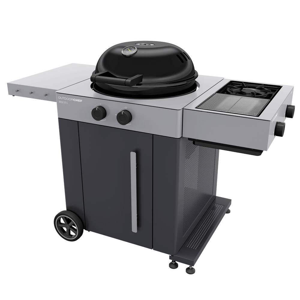 Ripiano Laterale Bruciatore a Infrarossi e Fornello per Barbecue Arosa Evo 570