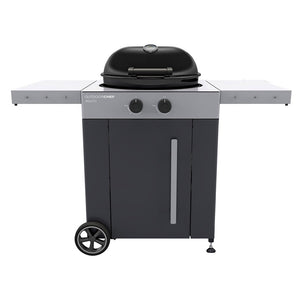 Barbecue a Gas Arosa 570 G Evo Grey Steel Outdoorchef con 2 Ripiani Laterali