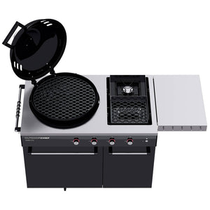 Barbecue a Gas Lugano 570 G Evo Outdoorchef Sistema Easy Flip