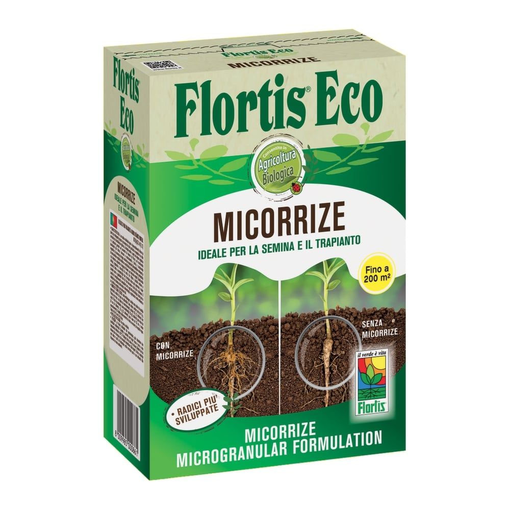 MICORRIZE CONCIME BIOLOGICO PER semina E trapianti 200GR FLORTIS inocuolo funghi