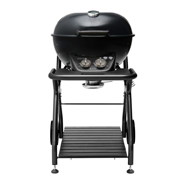 Barbecue a Gas Ascona 570 G All Black Outdoorchef Sistema Cottura Indiretta