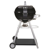 Barbecue a Gas Leon 570 G Outdoorchef Sferico Tondo con Ruote Sistema EasyFlip