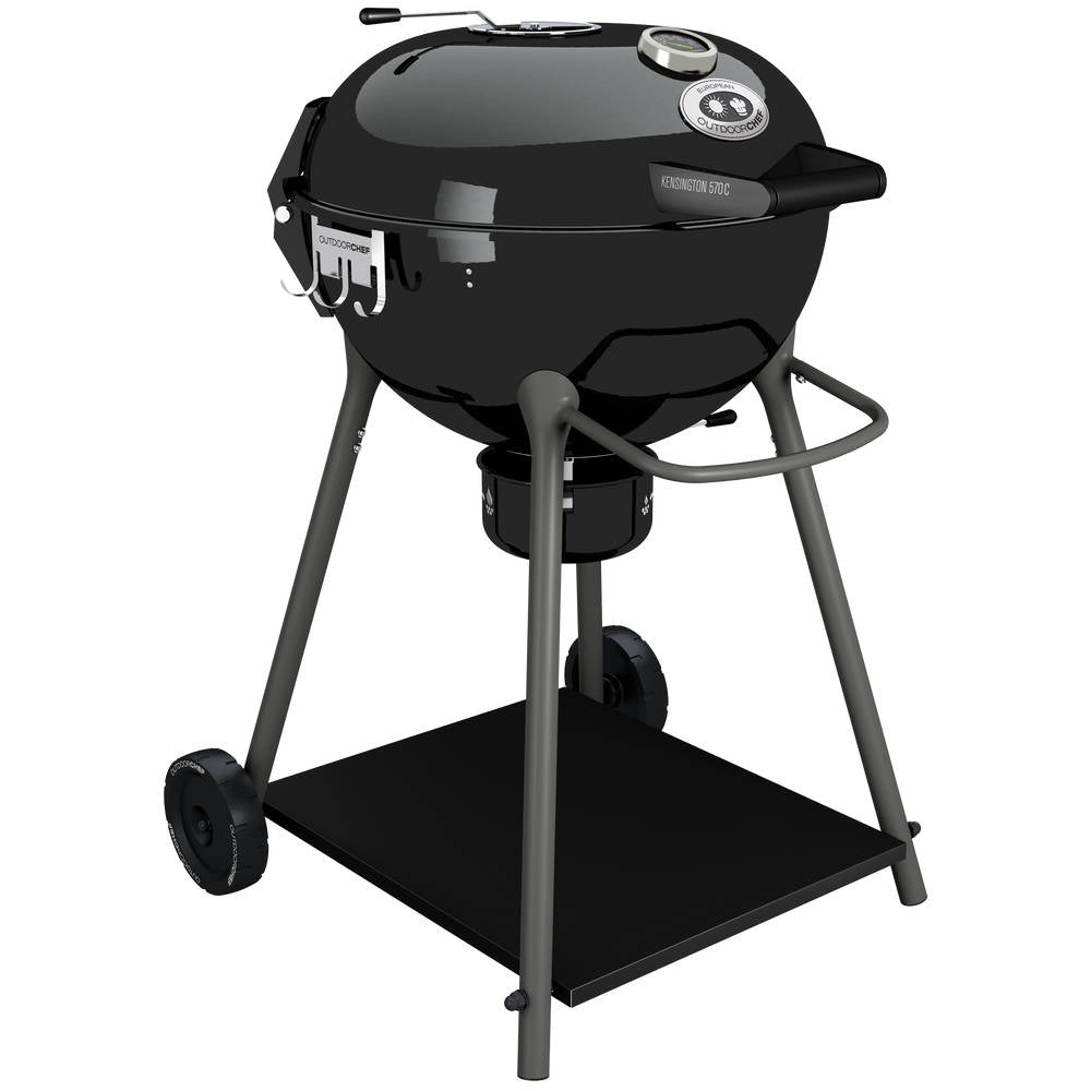 Barbecue a Carbone Kensington 570 C Nero Outdoorchef con Ruote