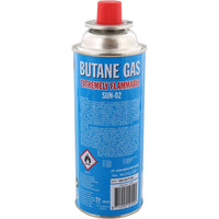 Set 4 Cartucce Gas Butano da 227 gr Ricarica Gas Ø70 x 20 cm Ideale per Barbecue