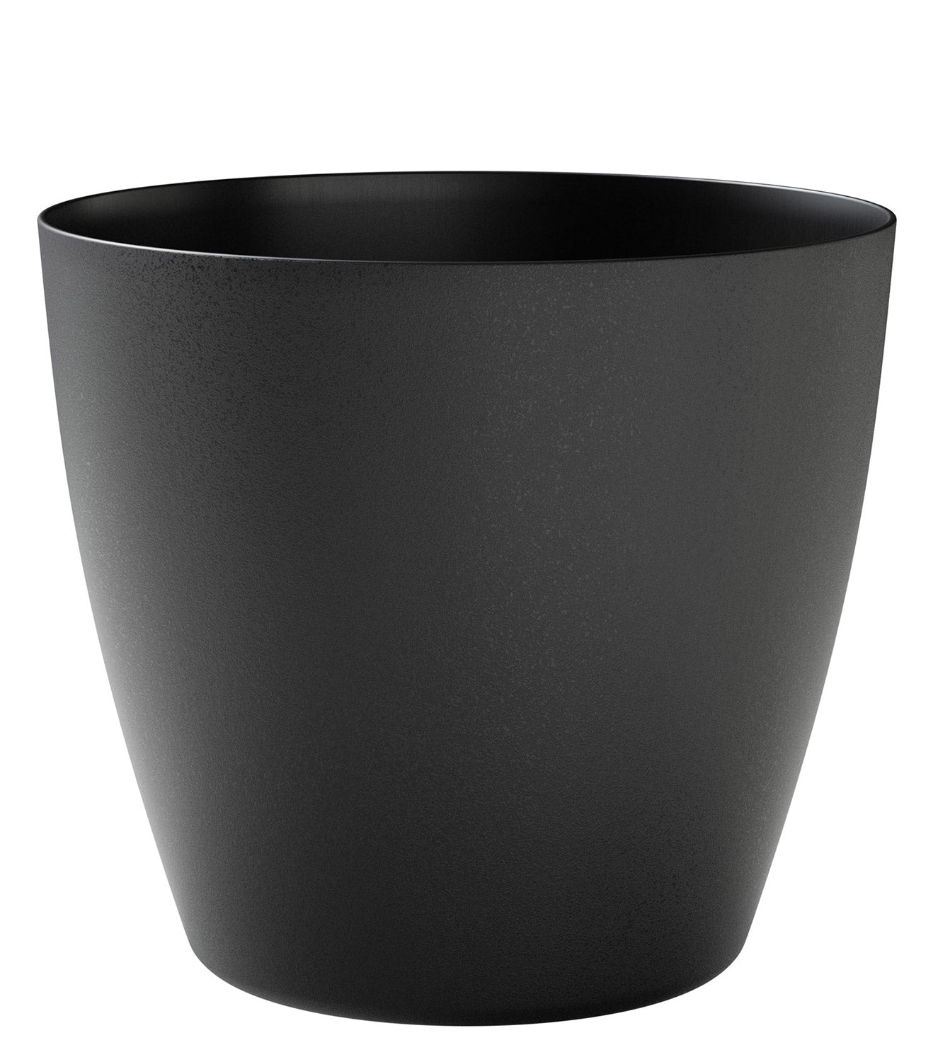 Vaso da Interno e Esterno 30x30x27 cm in Plastica Bayon 30 Nero