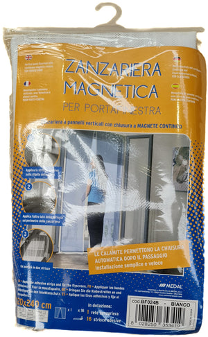 ZANZARIERA MAGNETICA 120X240H BIANCA  PZ 1,0