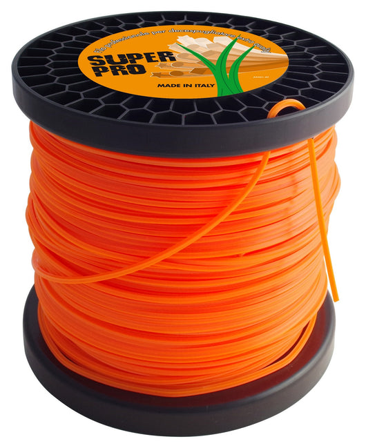 filo nylon tipo professionale,sezione quadrata 3,5x130mt.(kg2-lb4) 38873