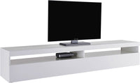 Mobile TV 1 Anta 200x45x36,2 cm Burrata Bianco Lucido