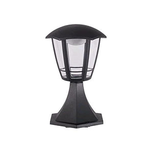 LANTERNA A LED SU BASE 8W DA ESTERNI/GIARDINO mod. ERA IP44. Dimensioni 17xH29 cm