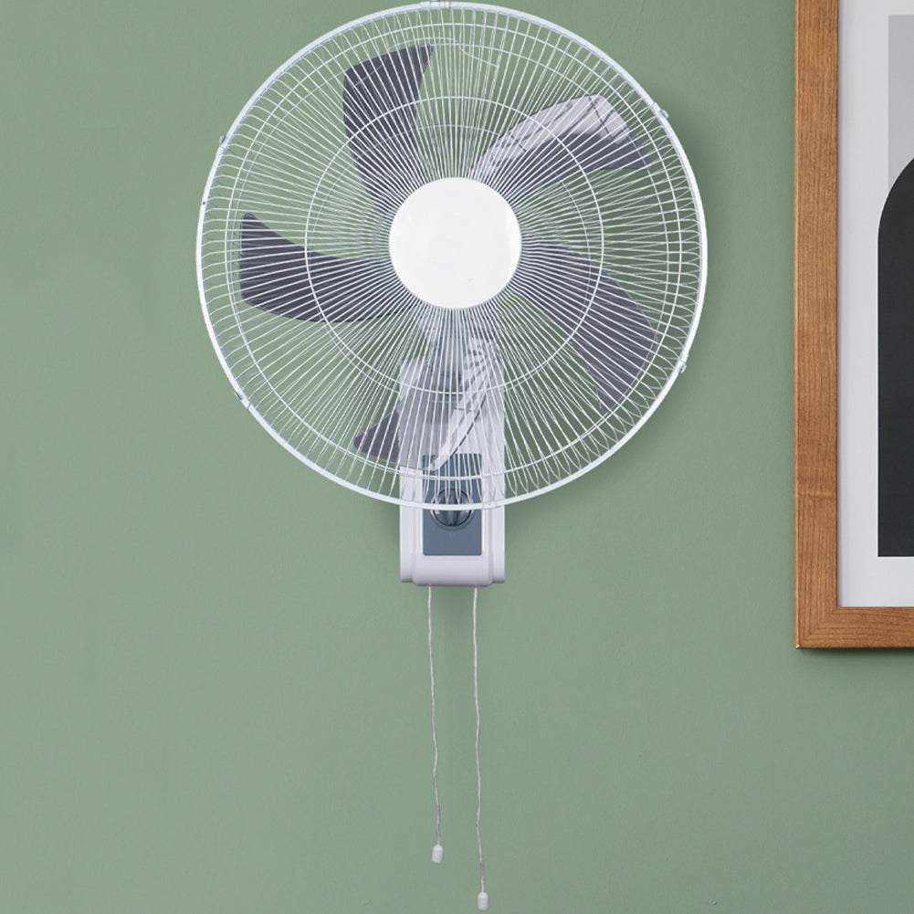 Ventilatore a Muro Ø 41 cm 3 Velocità Potenza 45 Watt Inclinazione Regolabile