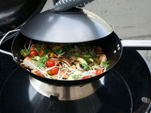 Wok per Barbecue a Gas con Coperchio Padella Outdoorchef