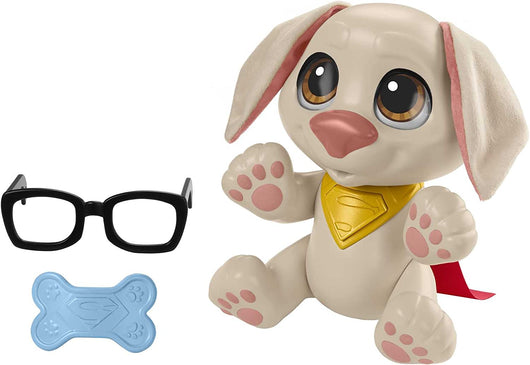 DC League Super-Pets Baby Krypto Cucciolo Snodato Suoni e Accessori Idea Regalo