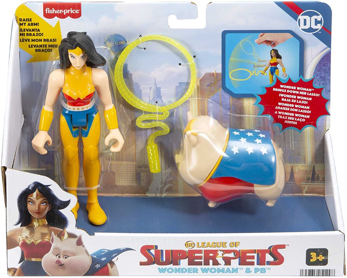 Dc Comics League of Super Pets Wonder Woman e PB Giocattolo Bambini Idea Regalo