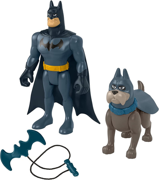 Dc Comics League of Super Pets Batman e Ace Giocattolo Gioco Idea Regalo +3 Anni