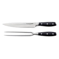 Forchettone e Coltello per Barbecue in Set Premium Outdoorchef in Acciaio