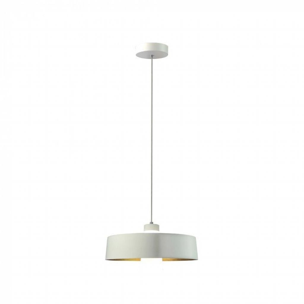 Luce a ciondolo a LED da 7W (acrilico) - paralume bianco 340*190mm 3000K