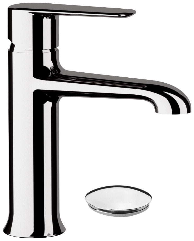 Rubinetto Miscelatore Monocomando Lavabo in Ottone Mariani Armonia Cromato