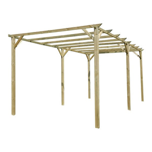 Pergolato in Legno 6x3 Gazebo Doppia Pergola Giardino Verdelook