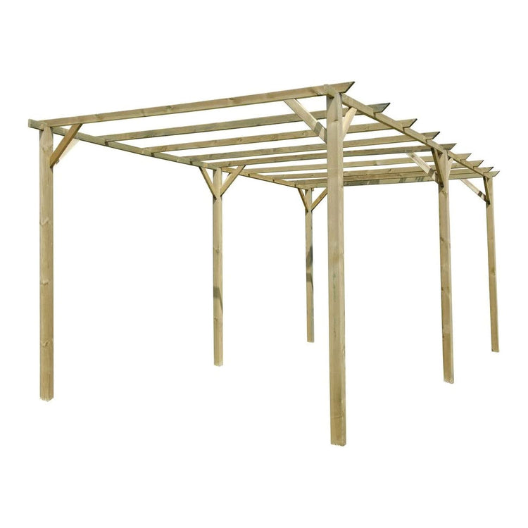 Pergolato in Legno 6x3 Gazebo Doppia Pergola Giardino Verdelook