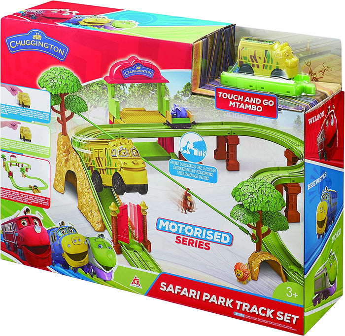 Chuggington Safari Park Track Set Giocattolo Idea Regalo Treno Mtambo Touch & Go