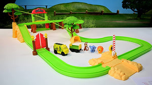 Chuggington Safari Park Track Set Giocattolo Idea Regalo Treno Mtambo Touch & Go