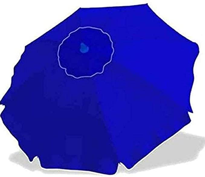 Ombrellone da spiaggia Alluminio 2 mt con Snodo tessuto Polyestere BLU Palo 32mm