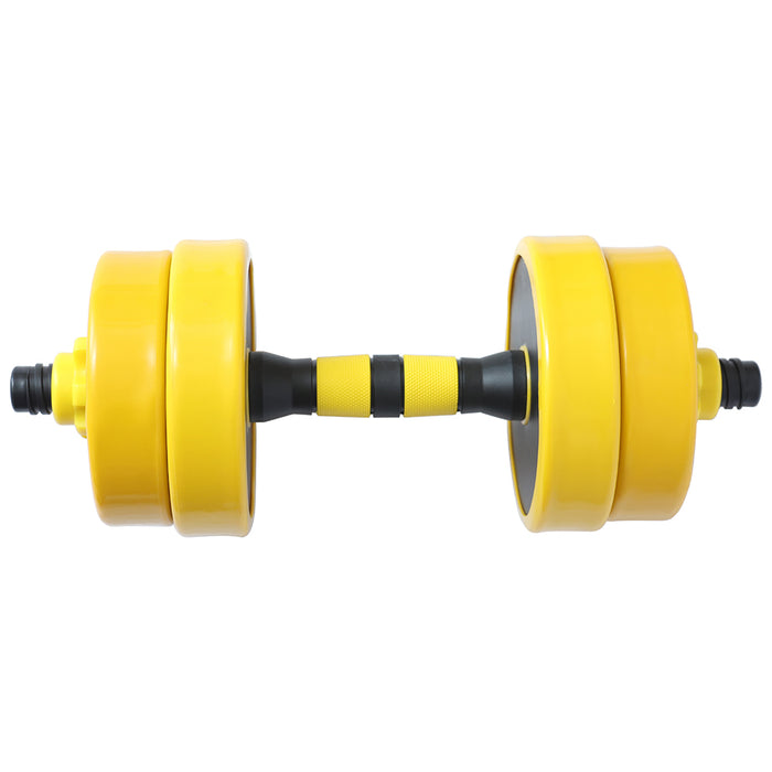 Set Manubri da 10kg (4x1kg+4x1.25kg) con Bilanciere Pesi per Fitness Allenamento