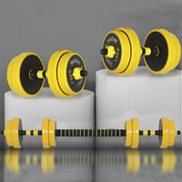 Set Manubri da 15kg (4x2kg+4x1.5kg) con Bilanciere Pesi per Fitness Allenamento